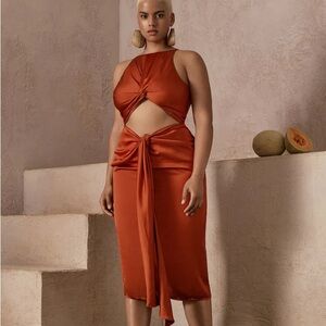 SOLD (Never Worn) Andrea Iyamah Reni Midi Dress